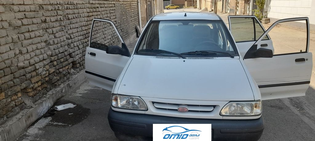 پراید سفید مدل90دوگانه دستی دوررنگ - تصویر 1
