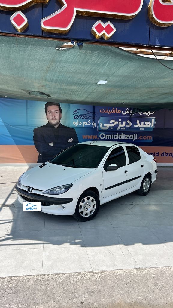 پژو 206 sd v8 مدل 92 - تصویر 1