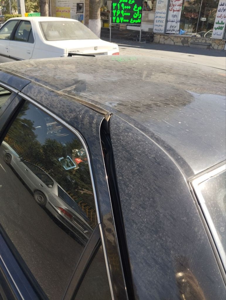 پژو پارس tu5 اتومات بدون رنگ قبل از تصادف89 - تصویر 1
