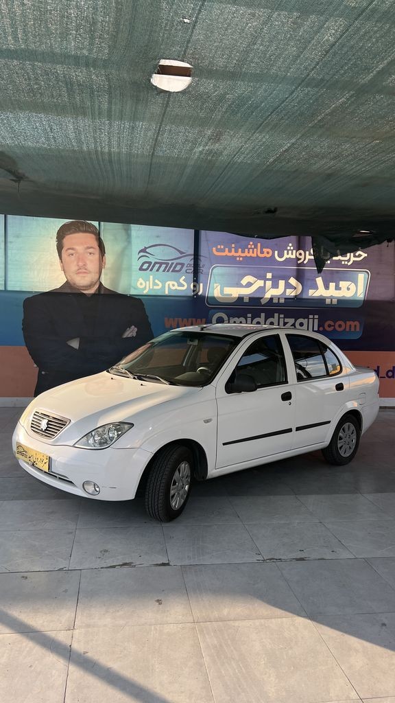 تیبا سفید مدل 1400 دو گانه بیرون - تصویر 1