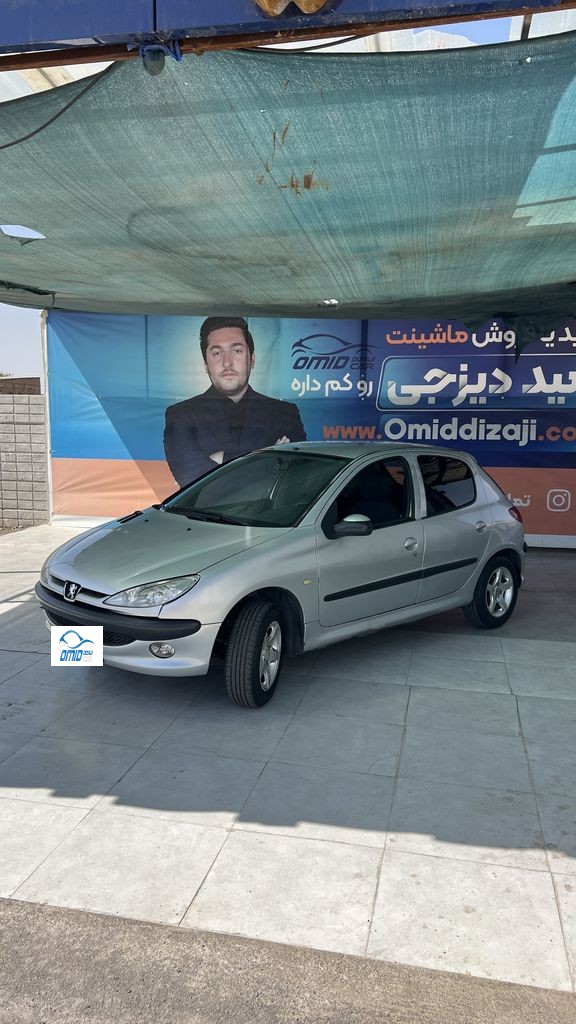 206 نقره ای تیپ 2   مدل 82 - تصویر 1