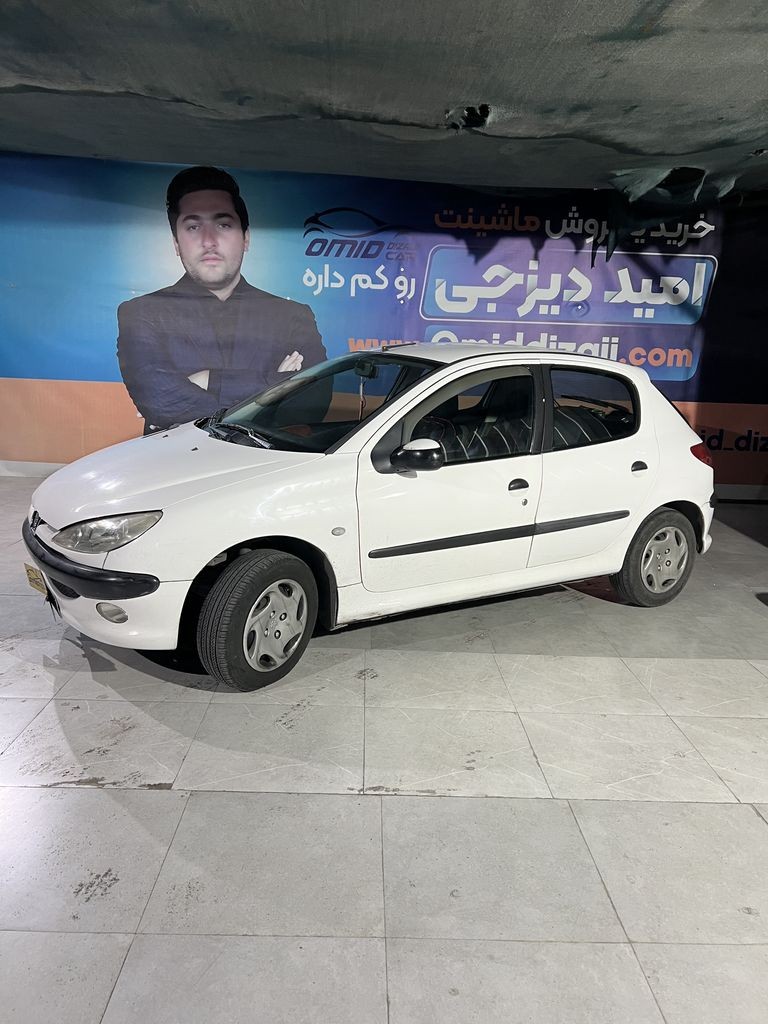 206 تیپ 2 مدل 90 سفید - تصویر 1