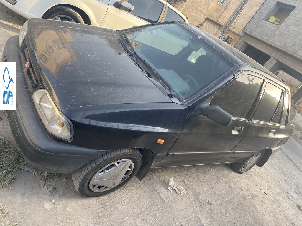 پراید مشکی مدل ۸۳ انژکتور - تصویر 1
