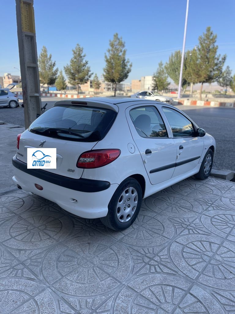 پژو ۲۰۶ تیپ ۵ مدل ۱۳۹۳ تر و تمیز - تصویر 1