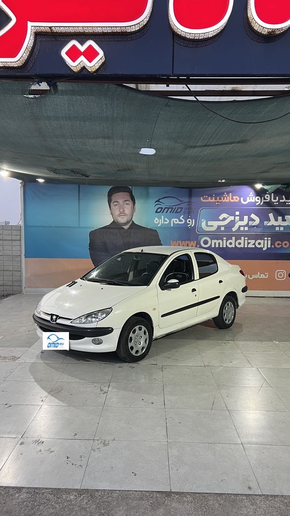 پژو 206 sd .v8 مدل 88 - تصویر 1