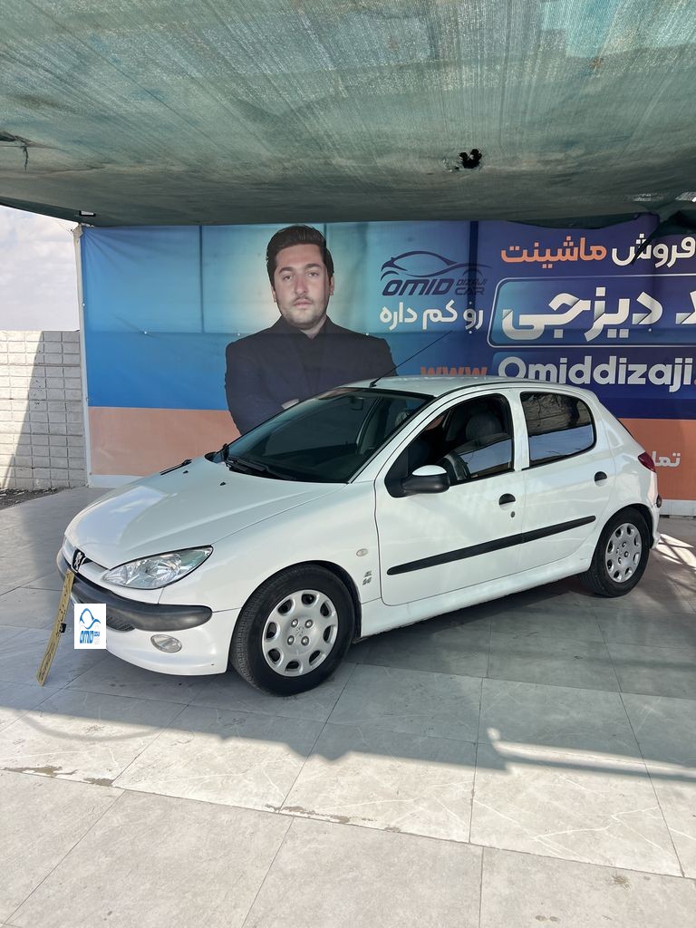 206 سفید تیپ 2 مدل 89 - تصویر 1